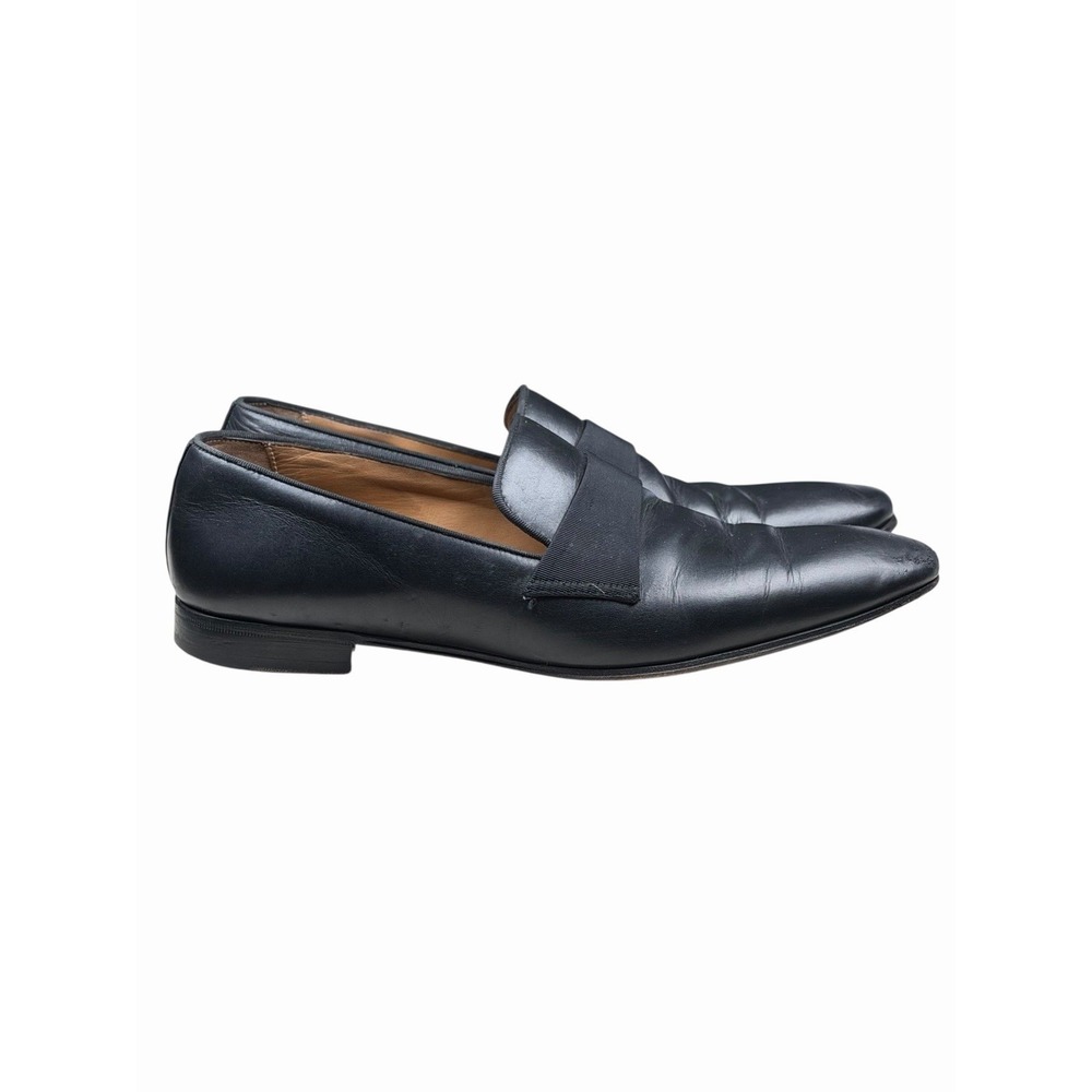 Paul Stuart Men's HERON Black Formal Leather Loafers‎ Men's Size 9.5 M